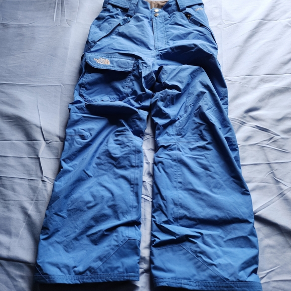THE NORTH FACE HYVENT YOUTH BOYS SKI SNOWBOARD WINTER PANTS BLUE SIZE M (10-12)